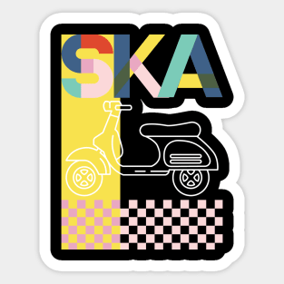 Ska Future,Ska Past Sticker